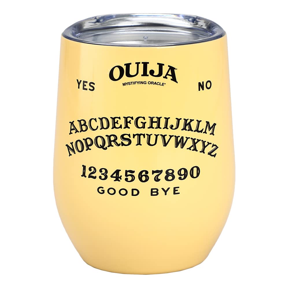 Ouija Game - Stainless Steel Contour 18 oz. Tumbler with Plastic Lid