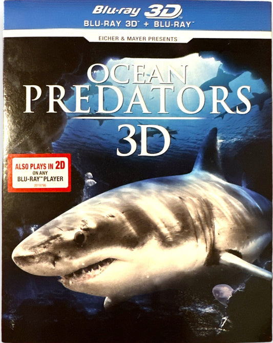 Ocean Predators 3D [Blu-ray 3D + Blu-ray] Plays In 2D [Region Free]