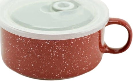 Speckleware - Souper Mug with Lid (Red)