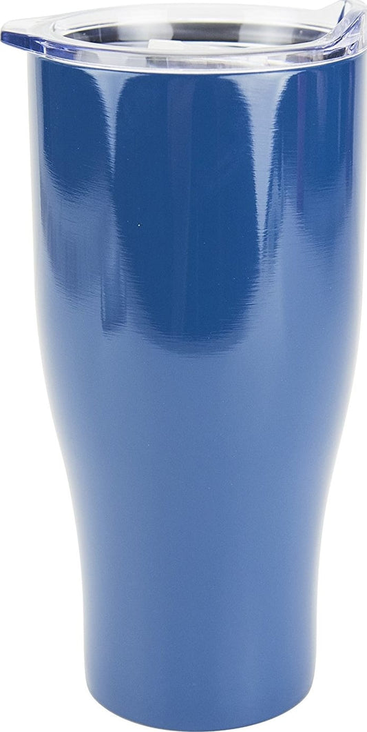 Stainless Steel 30 oz. Double-Wall Navy Tumbler