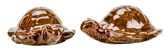 Tortoise Ceramic Salt & Pepper Set