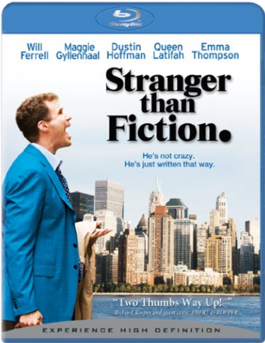 Stranger Than Fiction Blu-Ray Movie (Will Ferrell, Dustin Hoffman, Queen Latifah, Emma Thompson)
