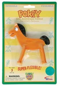 Gumby - Pokey - Retro - Bendable 5 Action Figure