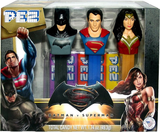 DC Comics - Batman V Superman: Dawn of Justice 3 Piece PEZ Set