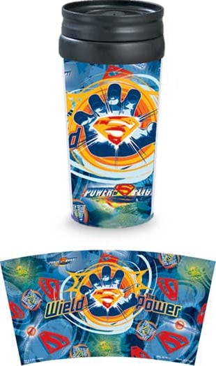 DC Comics - Superman - Wield The Power - Travel Tumbler