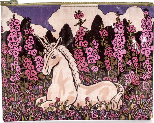 Unicorn - Zipper Pouch Tyvek  (New) 7.25"h x 9.5"w.