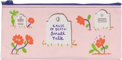 Cause of Death - Pencil Case by Blue Q 95% Recycled Material (New)