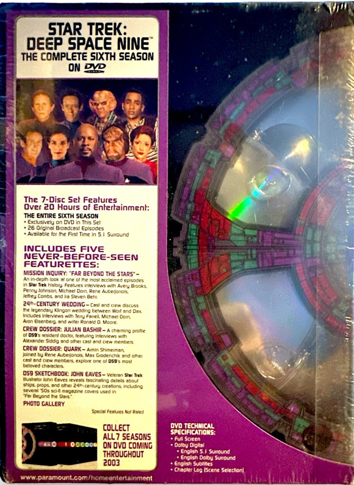 🌌 Star Trek: Deep Space Nine - The Complete Sixth Season [DVD] - Factory Direct - Same Day Shipping! 🌌