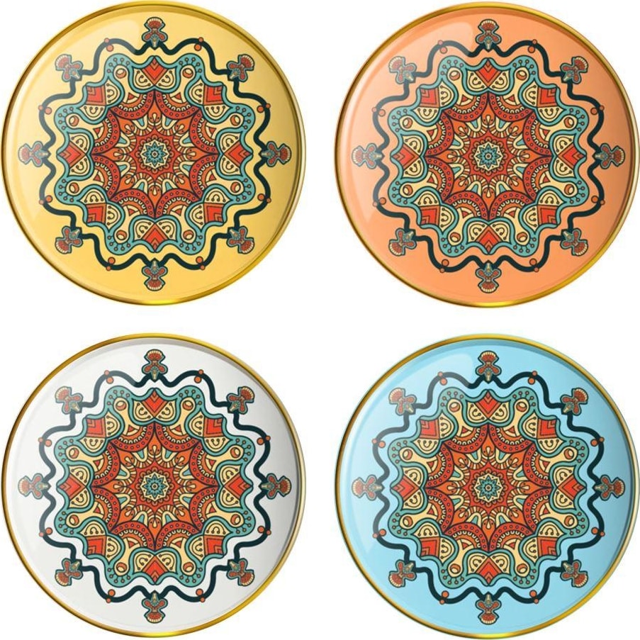 Mandala - Round Trinket Tray Set of 4