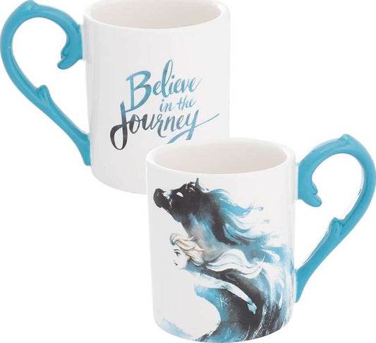 Disney - Frozen 2 - Elsa - Believe in the Journey - 14 oz. Sculpted Ceramic Mug