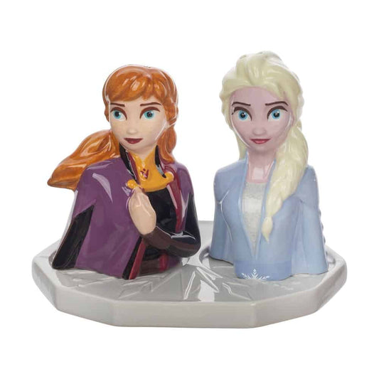Disney - Frozen 2 - Elsa & Anna Sculpted Ceramic Salt & Pepper Set