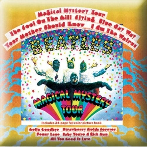 The Beatles Magical Mystery Tour Album Pin Badge – Rock Off UK Collectible NEW