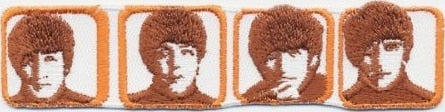 🎤 The Beatles - Patch - Heads In Boxes - Imported From Rock Off UK 🎤