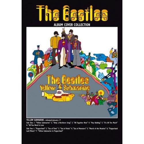 The Beatles - Yellow Submarine Album Postcard
