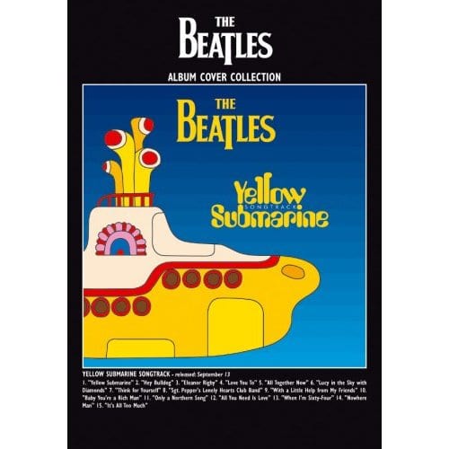 The Beatles - Yellow Submarine Songtrack Album Postcard