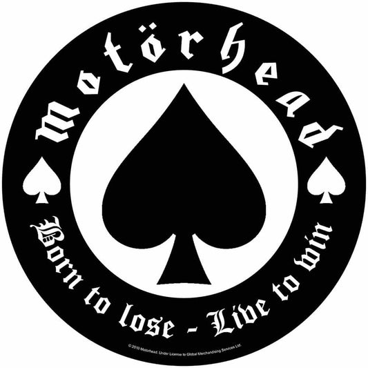 Motorhead - Born To Lose Patch 3" round Patch