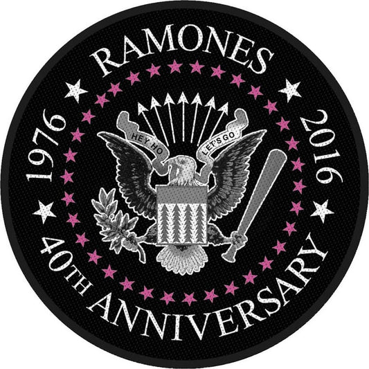 Ramones 40th Anniversary Retail Packaged Patch