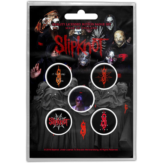 Slipknot - We Are Not Your Kind Button Badge Set