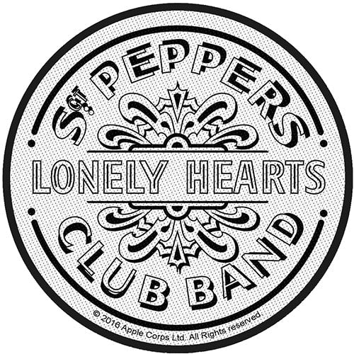 Beatles - SGT Peppers Woven Patch - 3.5" Round - New