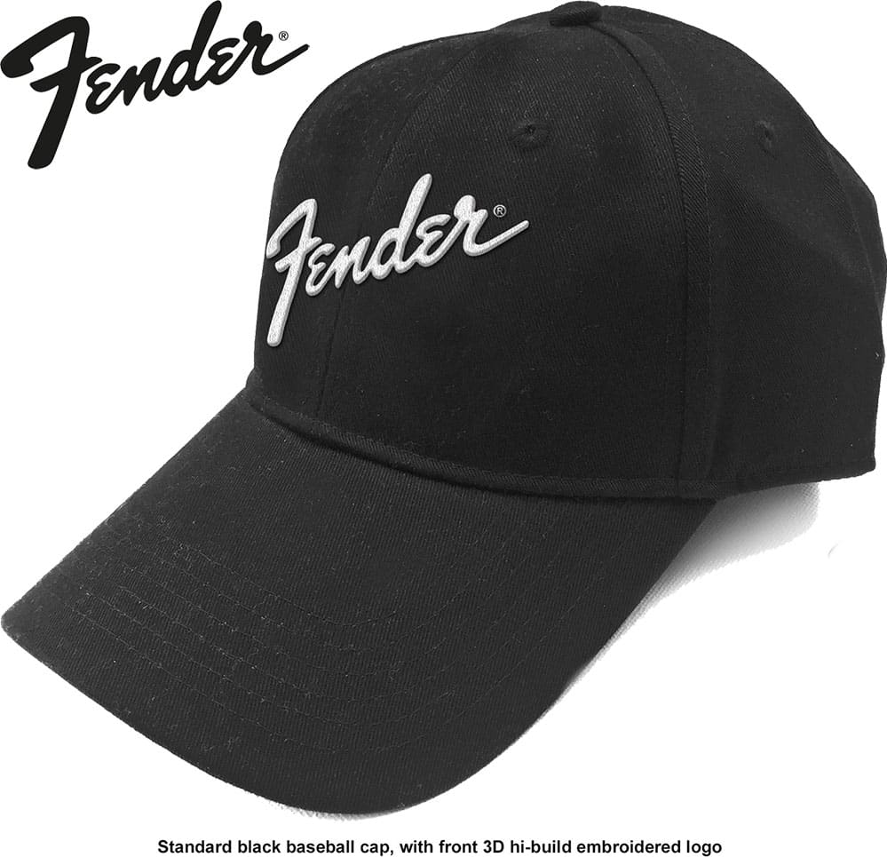 Fender - Logo Black Baseball Cap