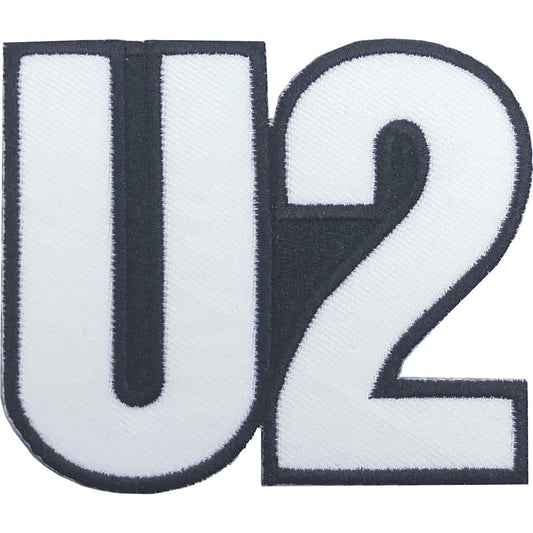 U2 - Logo Patch Woven Iron-On Logo Patch 2.8 X 2.5"