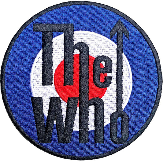 The Who - Target Logo Bordered - Standard Iron-On Woven Patch