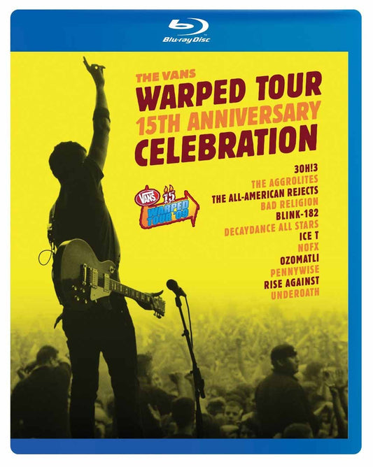 Warped Tour 15th Anniversary Celebration Various Artist Bluray DVD