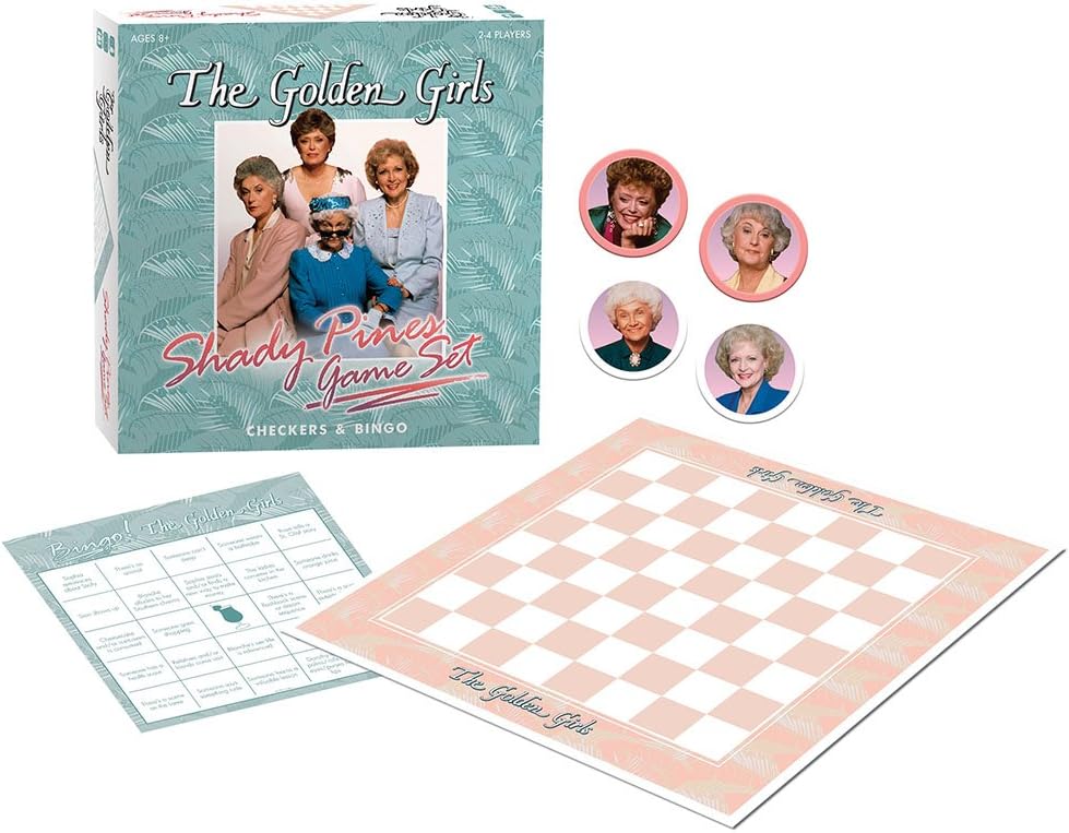 Golden Girls - Shady Pines: Checkers & Bingo Combo