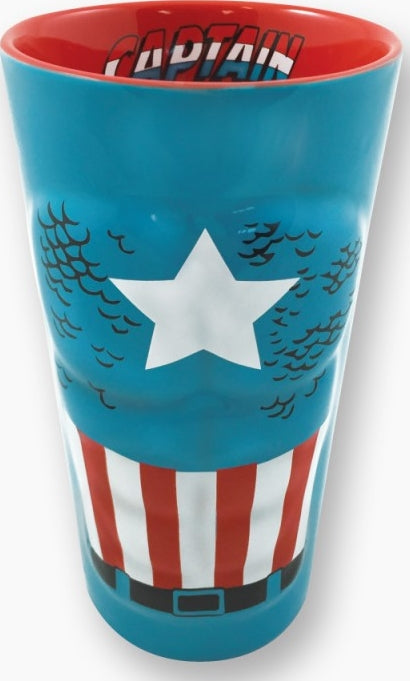 Marvel Comics - Captain America - Molded Ceramic Glass