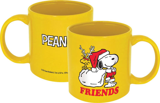 Peanuts - Snoopy & Woodstock - Friends Holiday 20 oz. Ceramic Mug