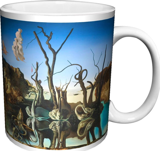 Dali - Swans Reflecting Elephants 11 oz. Ceramic Mug