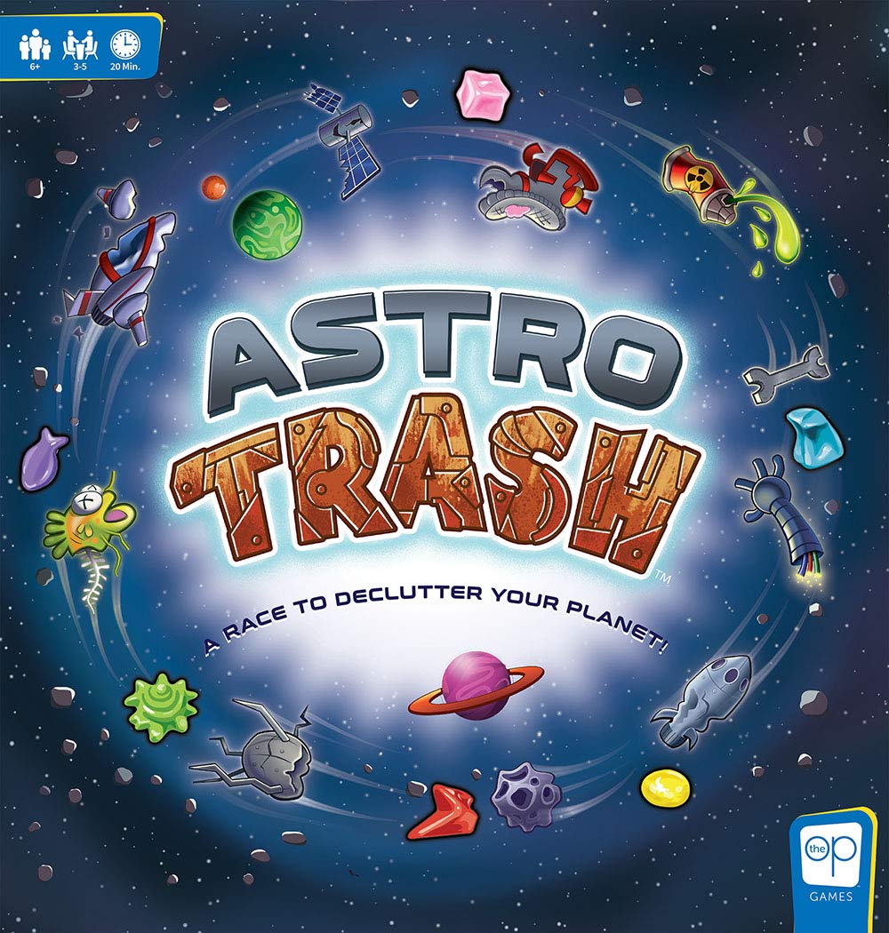 Award Winning Astro Trash Family Board Game - Fast Paced From USAOPOLY (NEW)