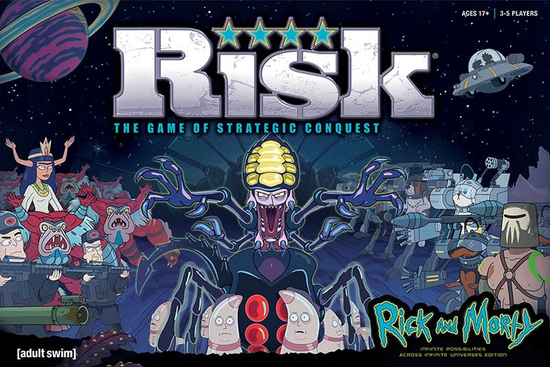 Rick &amp; Morty - Risk Board Game USAopoly (NEW)