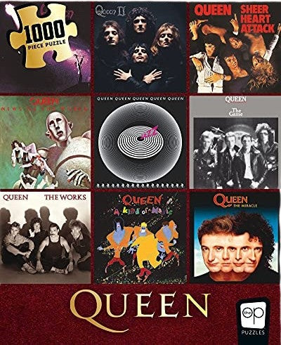 Queen Forever 1000 Piece Puzzle – Classic Rock Album Art Collage NEW
