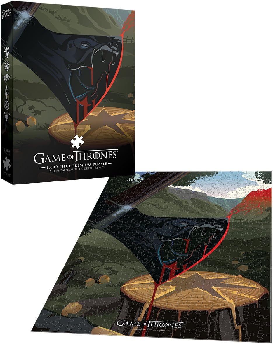 Game of Thrones Violence is a Disease 1000-Piece Puzzle NEW Beautiful Death