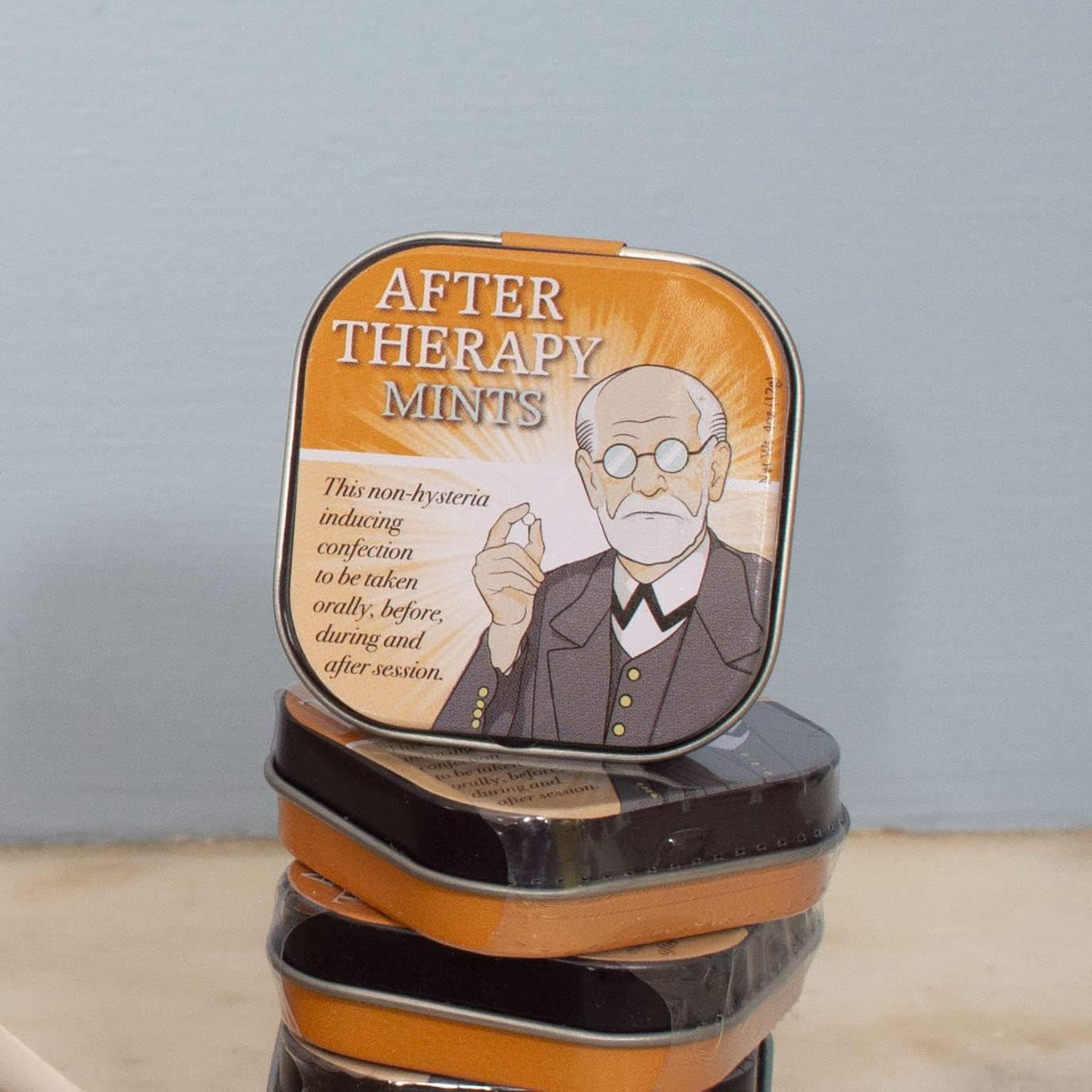 Freudian After Therapy Mints Tin – Sugar Free Kosher UPG Funny Gift New Sealed