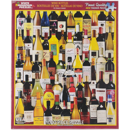 Classic Wine Bottles Puzzle (1000 Pieces)
