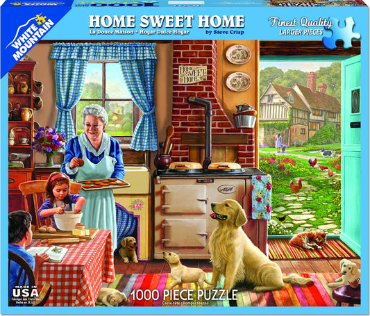 Home Sweet Home Puzzle (1000 Pieces) White Mountain Puzzle (NEW)