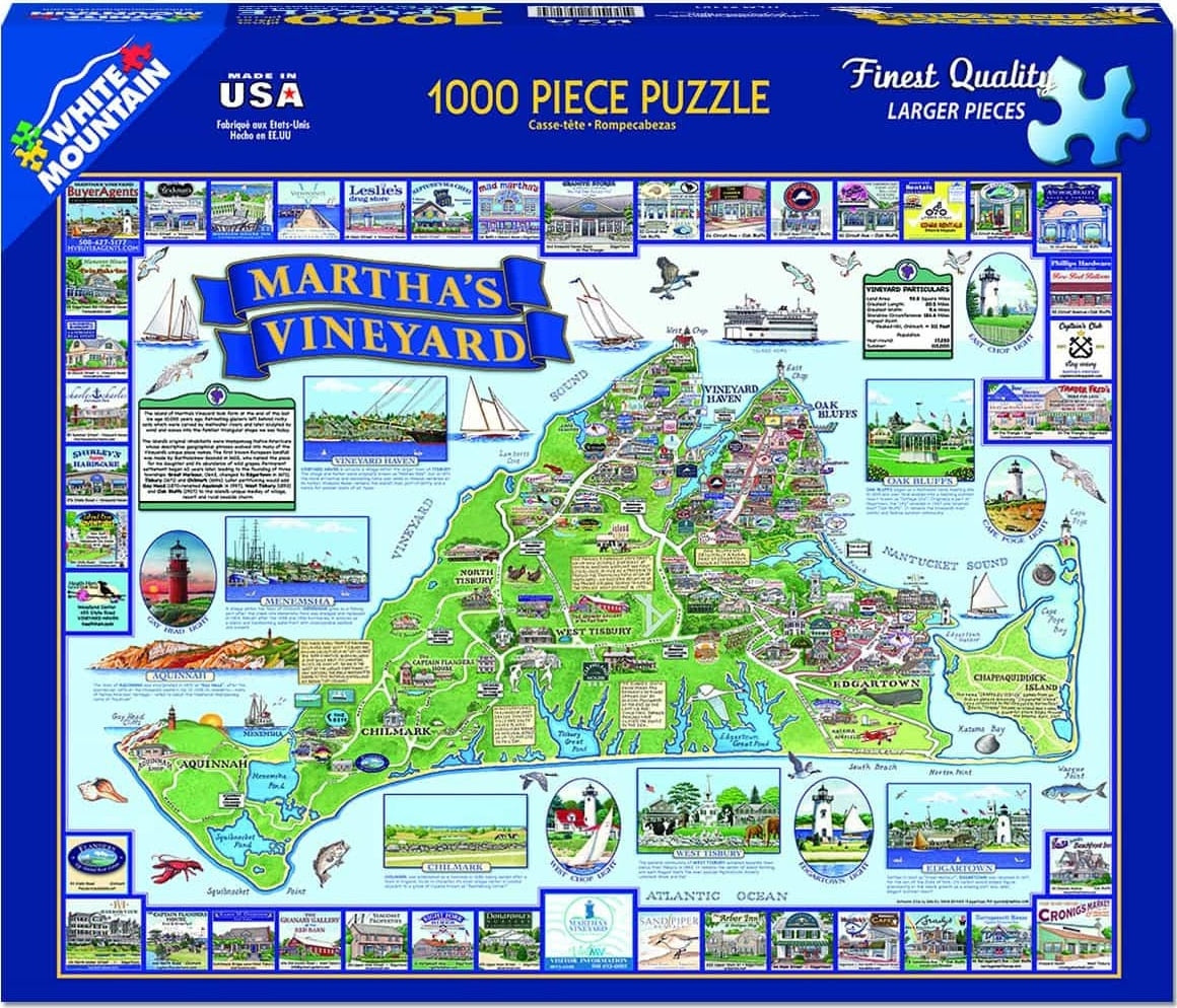 Martha's Vineyard Puzzle (1000 Pieces)White Mountain Puzzle Co. (NEW)