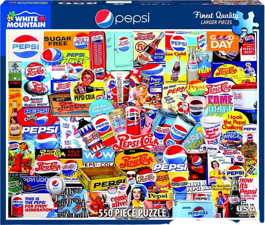 Pepsi - Puzzle (550 Pieces) White Mountain Puzzle Co. (NEW)