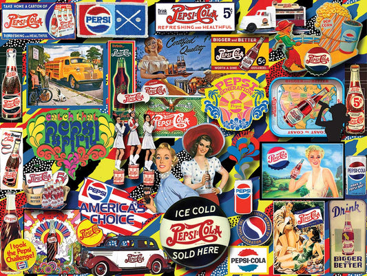 Vintage Pepsi - Puzzle (1000 Pieces) white Mountain Puzzle Co. (NEW)