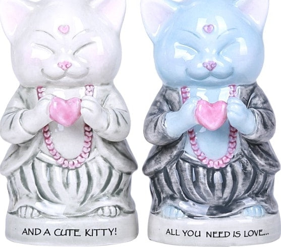 Cat - Master Meow Salt & Pepper Shakers