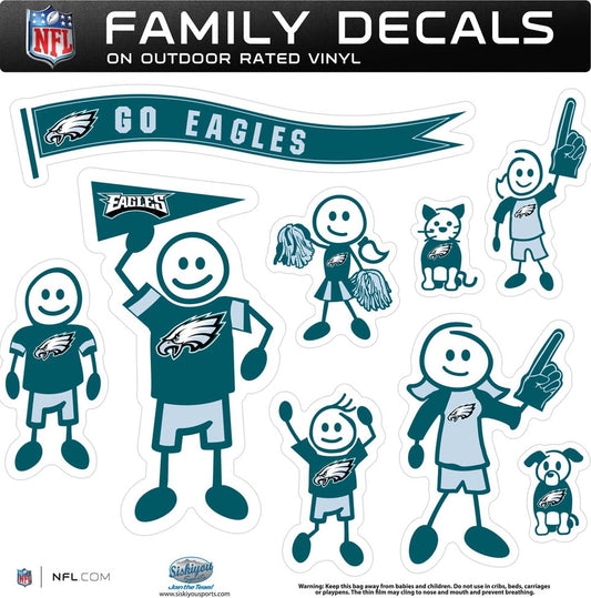 Football - NFL - Philadelphia Eagles Family Decal Set