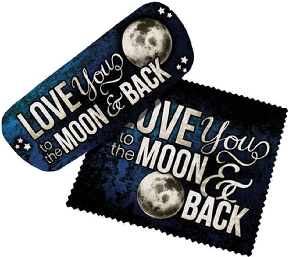 Moon And Back - Eyeglass Case