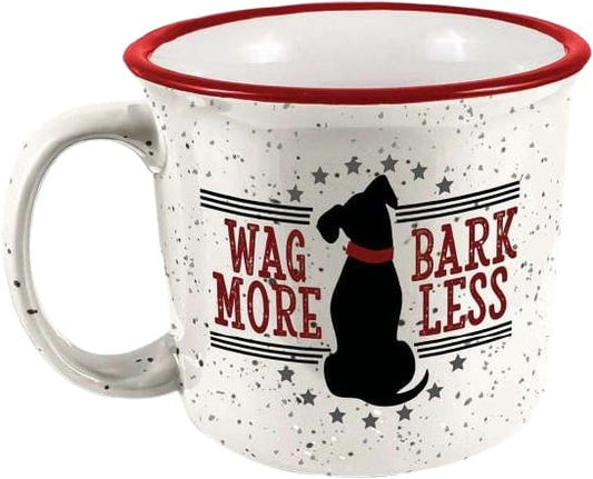Dog - Ceramic Camper 14 oz. Mug (White)