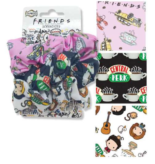 Friends - Hair Scrunchies (3-Pack)