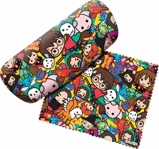 Harry Potter Padded Eyeglass Case with Matching Lens Cleaning Cloth