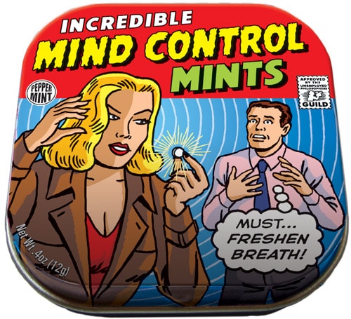 Incredible Mind Control Mints Tin – Sugar Free UPG Funny Novelty Gift New Sealed