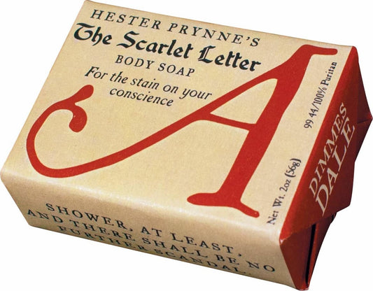 Hester Prynne's The Scarlet Letter Body Soap - 1 Mini Bar of Soap