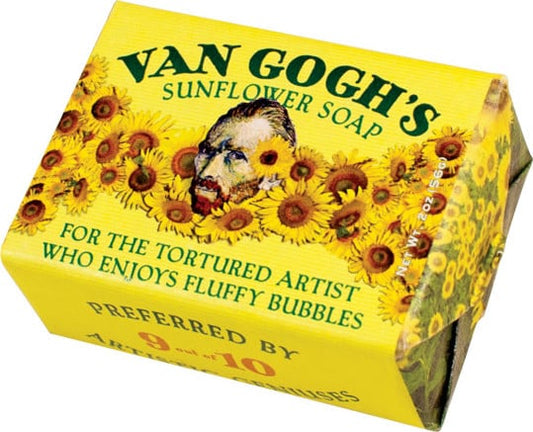 Vincent Van Gogh Sunflower Soap - 1 Mini Bar of Soap